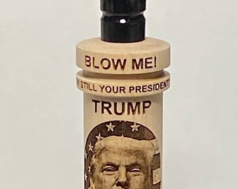 TRUMP Duck Call, Trump 2020 Laser Engraved Duck Call, Trump Collectible