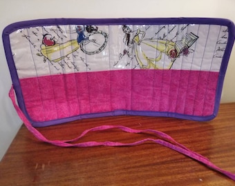 Disney \ Princesses \ Makeup Brushes \ Paint Brush \ Pencil \ Knitting Needles Grooming Tool Holder \ Traveling Case \ Back to School \ Gift