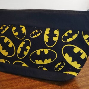 DC Comics \Batman \Pencil Case \Notions Bag \Makeup Bag \Traveling Case \Brush holder \Change Purse \Wallet \Back to School \Gift\Kid's Gift