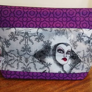 Disney \ Villains \ Change Purse \ Wallet \Pencil Case \ Notions Bag \ Makeup Bag \ Traveling Case \ Back to School \ Gift \ Kid&#39;s Gift