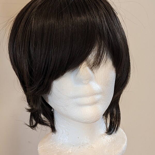 Dark Brown Short Bob wig