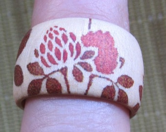 Clover Flower -- Adjustable Wood Ring