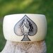 Ace of Spades -- Wood Ring