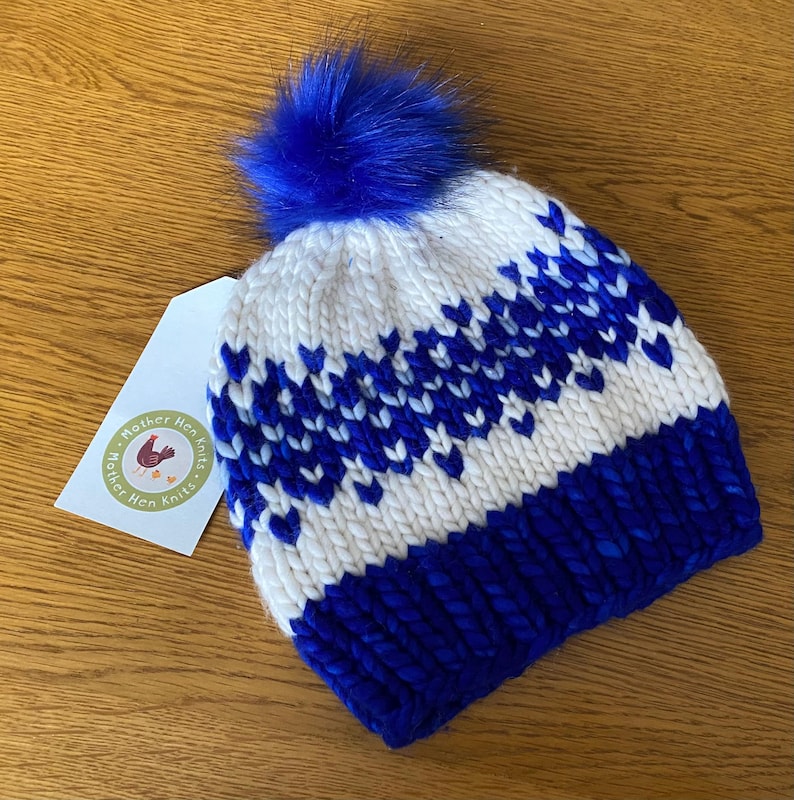 Luxury Bobble Hats, Made With Chunky Pure Merino Wool - Etsy