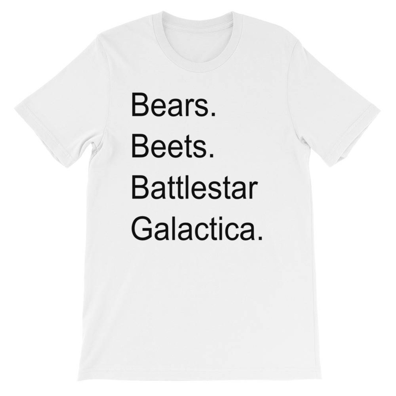 Bears Beets Battlestar Galactica TShirt Etsy