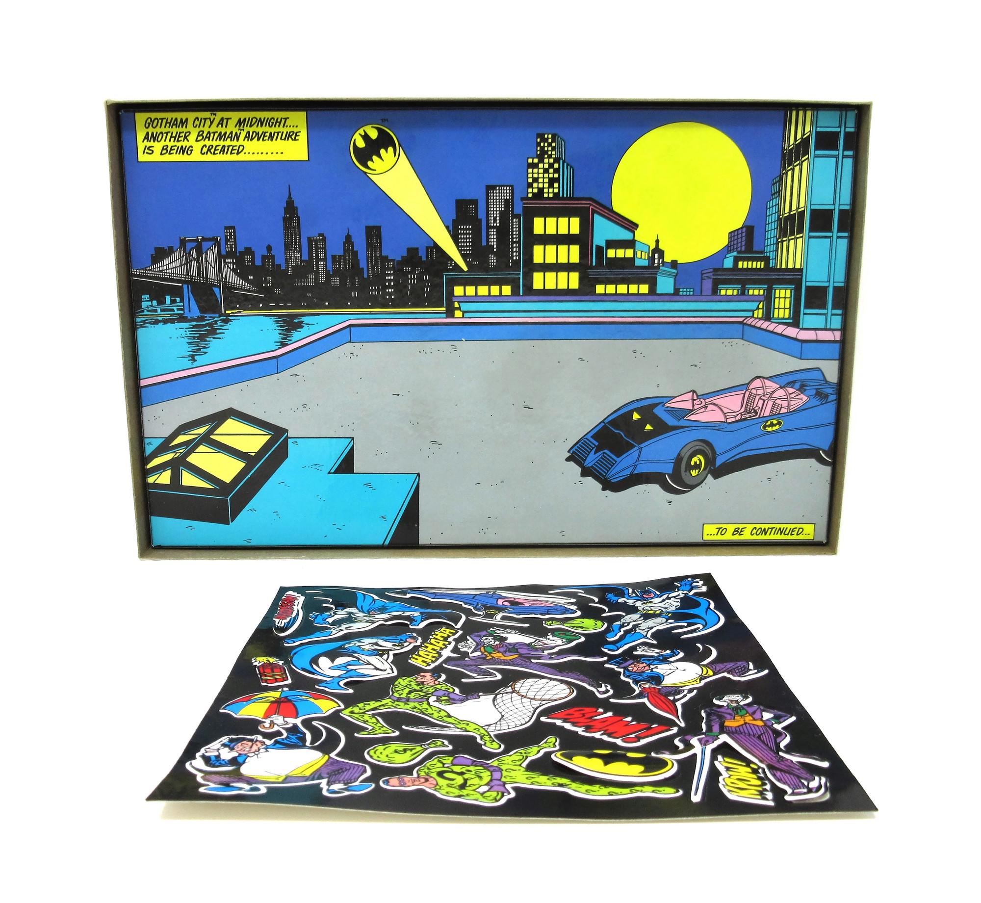 Vintage Batman Colorforms Toy Complete Set With Original Box Comic Book ...