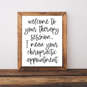 Chiropractor Gift, Chiropractic Art, Chiropractic Poster, Chiropractic Wall Art, Chiropractic Sign, Chiropractic Assistant, Chiro Gift Funny
