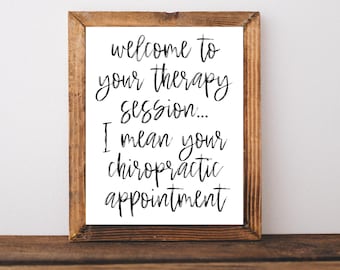 Chiropractor Gift, Chiropractic Art, Chiropractic Poster, Chiropractic Wall Art, Chiropractic Sign, Chiropractic Assistant, Chiro Gift Funny
