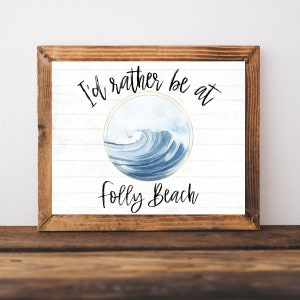 Folly Beach Druck, Folly Beach Geschenke, Folly Beach Pier, Folly Beach Kunst, Folly Beach SC, Folly Beach South Carolina, Folly Beach Wandkunst
