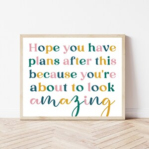 Hair Salon Wall Decor, Hairstylist Gift, Beauty Salon Wall Art, Hairdresser Gift Christmas, Cosmetologist, Beautician Sign, Salon Print Boho