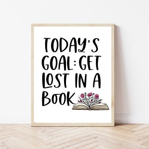 Classroom Reading Poster, Language Arts, Reading Corner Sign, Literary Posters, English Teacher Gift, Classroom Reading Sign, Reader Gift