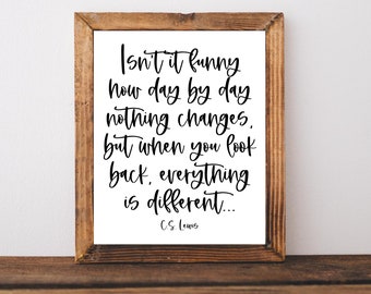 Inspirational Wall Art, C.S. Lewis Quote Wall Art, Printable Wall Art, CS Lewis Print, CS Lewis Art, Christian Wall Art, C S Lewis Printable