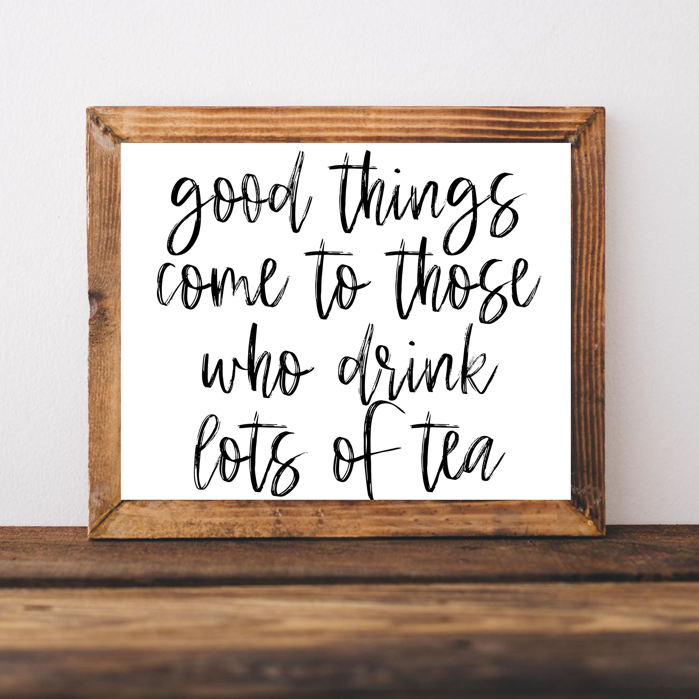 Tea Wall Art Tea Wall Decor Coffee Bar Sign Coffee Bar Etsy