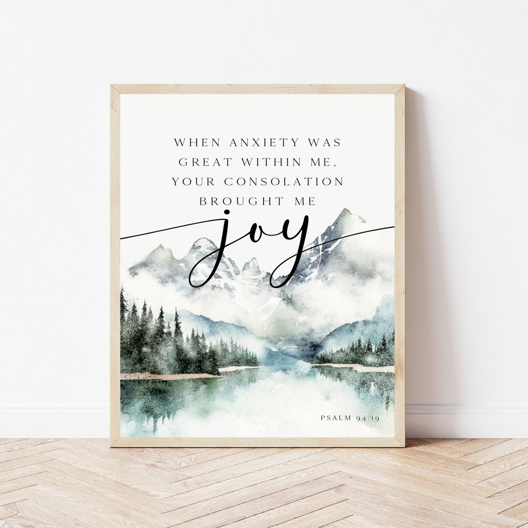 Your Consolation Brought Me Joy {Poster} Your Consolation Brought Me Joy {Poster}