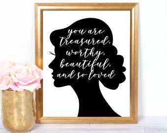 Daughter Birthday Gift, Best Friend Gifts, Teenage Girl Bedroom, Bedroom Wall Decor, Christian Wall Art