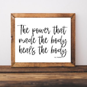 Chiropractor Quotes, Chiropractic Wall Art, Chiropractic Poster,Chiropractor Gifts, Chiropractor Signs, Clinic Wall Art, BJ Palmer Quotes
