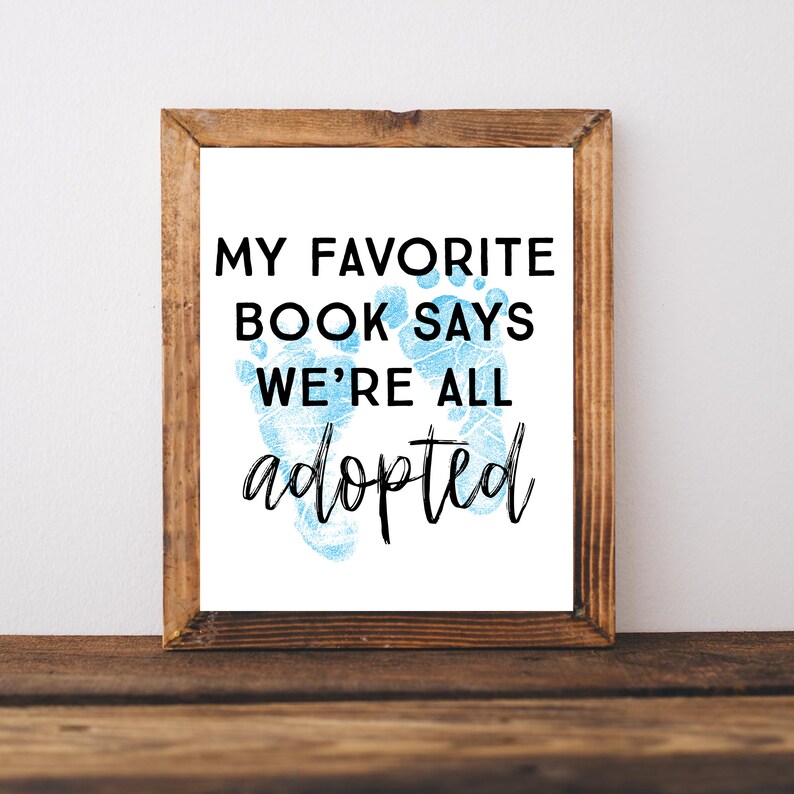 Adoption Printable Gotcha Day Sign Adoption Day Sign Baby | Etsy