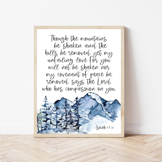 My Unfailing Love For You Will Not Be Shaken {Small Wall Tapestry} My Unfailing Love For You Will Not Be Shaken {Small Wall Tapestry}