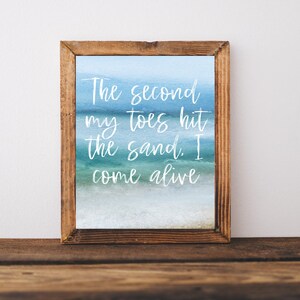 Beach House Wall Decor, Ocean Lover Gift, Ocean Wall Decor, Beach House Wall Art, Coastal Farmhouse Print, Ocean Printable, Beach Lover Gift