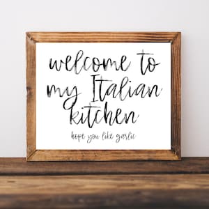 Italienische Mama Geschenke, Italienische Geschenke für Mama, Italienische Küche Dekor, Italienische Küche Drucke, Italienische Küche Schild, Lustiges Italienisches Geschenk