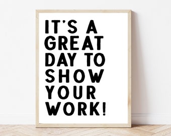 Math Classroom Wall Decor, Math Class Prints, Funny Teacher Gifts, Sarcastic Classroom Poster, High School Classroom, Math Teacher Wall Art