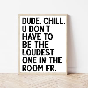 Decoración divertida para el aula de secundaria, reglas de clase, póster de matemáticas de secundaria, regalo para maestros, letrero de arte de pared en inglés digital, impresiones científicas