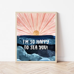 Küsten Klassenzimmer Dekor, Boho Klassenzimmer Poster, Strand Klassenzimmer Zeichen, Ocean Bulletin Board, Boho Lehrer Drucke, Mittelschule Wandkunst