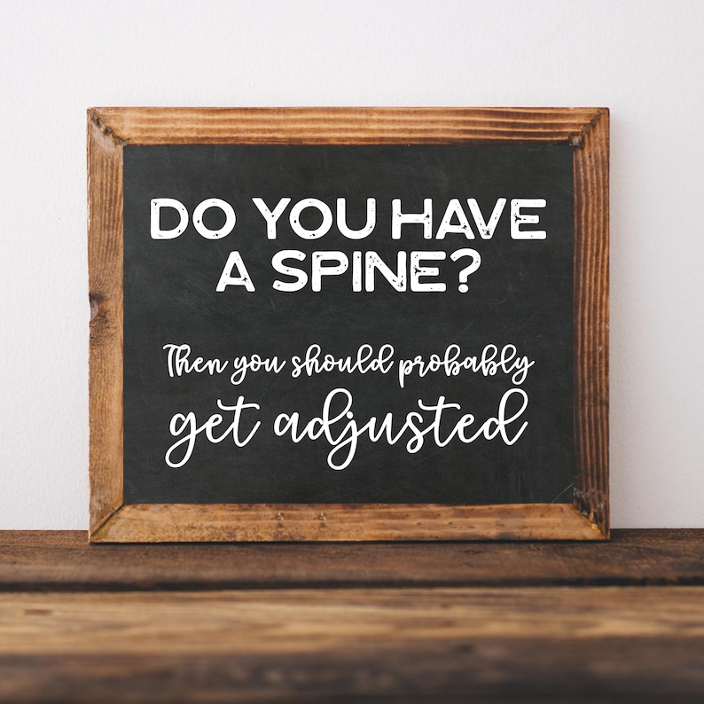 Chiropractic Poster Chiropractic Wall Art Chiropractor Etsy