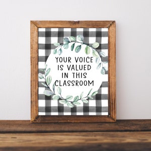 Classroom Inclusion, In This Classroom, Classroom Diversity,  Classroom Wall Decor, Classroom Door Signs, High School Classroom Prints