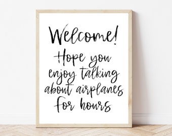 Pilot Wall Art, Airplane Decor, Airplane Wall Art, Pilot Gifts, Airplane Prints, Pilot Poster, Airplane Wall Decor, Pilot Dad, Pilot Artwork