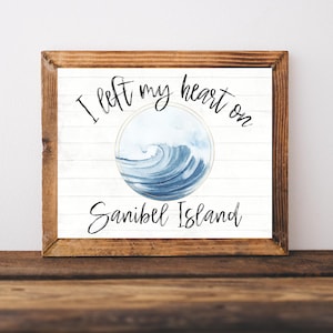 Sanibel Island print, Sanibel Island poster, Sanibel Island geschenken, Sanibel Florida, Captiva Island, Sanibel Island Art, Sanibel afdrukbaar