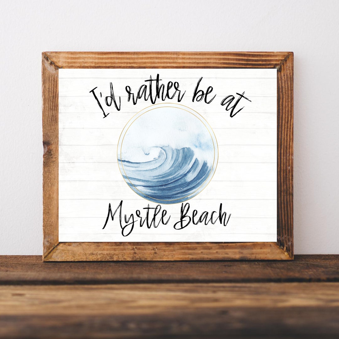 Myrtle Beach Art, Myrtle Beach Decor, Myrtle Beach Wall Art, South