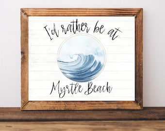 Myrtle Beach Art, Myrtle Beach Decor, Myrtle Beach Wall Art, South Carolina Gifts, Myrtle Beach Prints, Myrtle Beach Sign, Myrtle Beach Gift