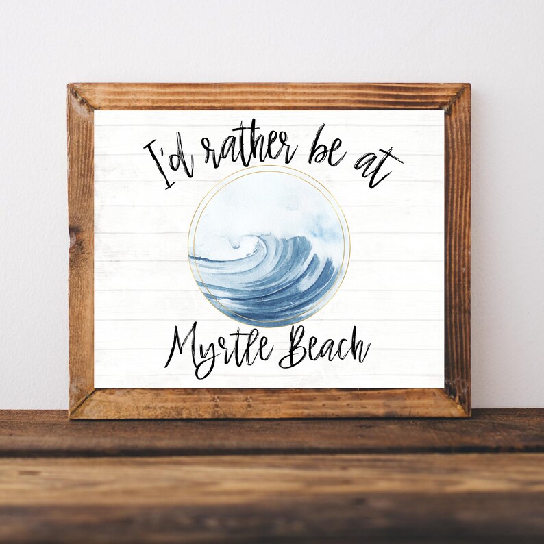 Myrtle Beach Art Myrtle Beach Decor Myrtle Beach Wall Art Etsy