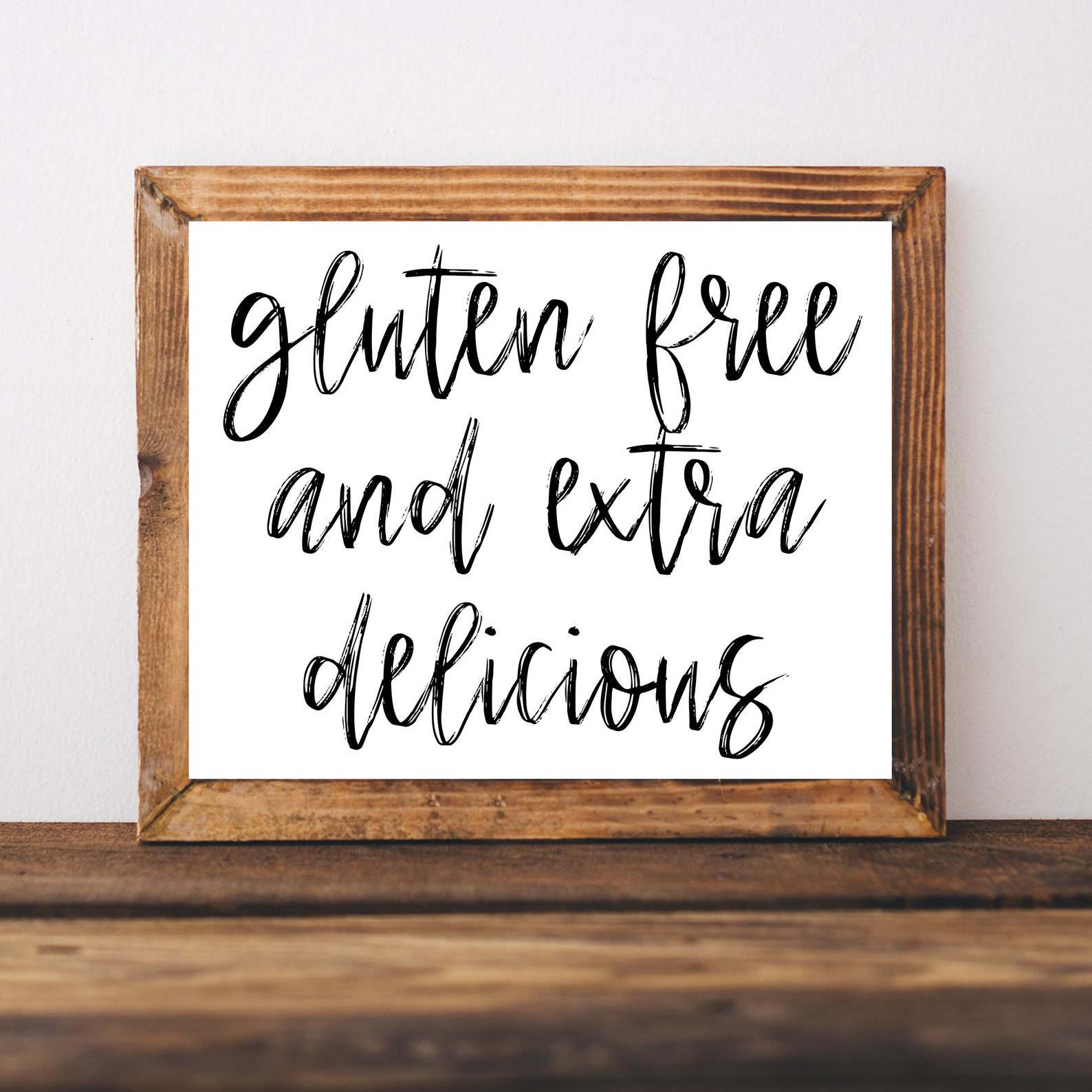 Gluten Free Sign Wedding Reception Signs Gluten Free - Etsy