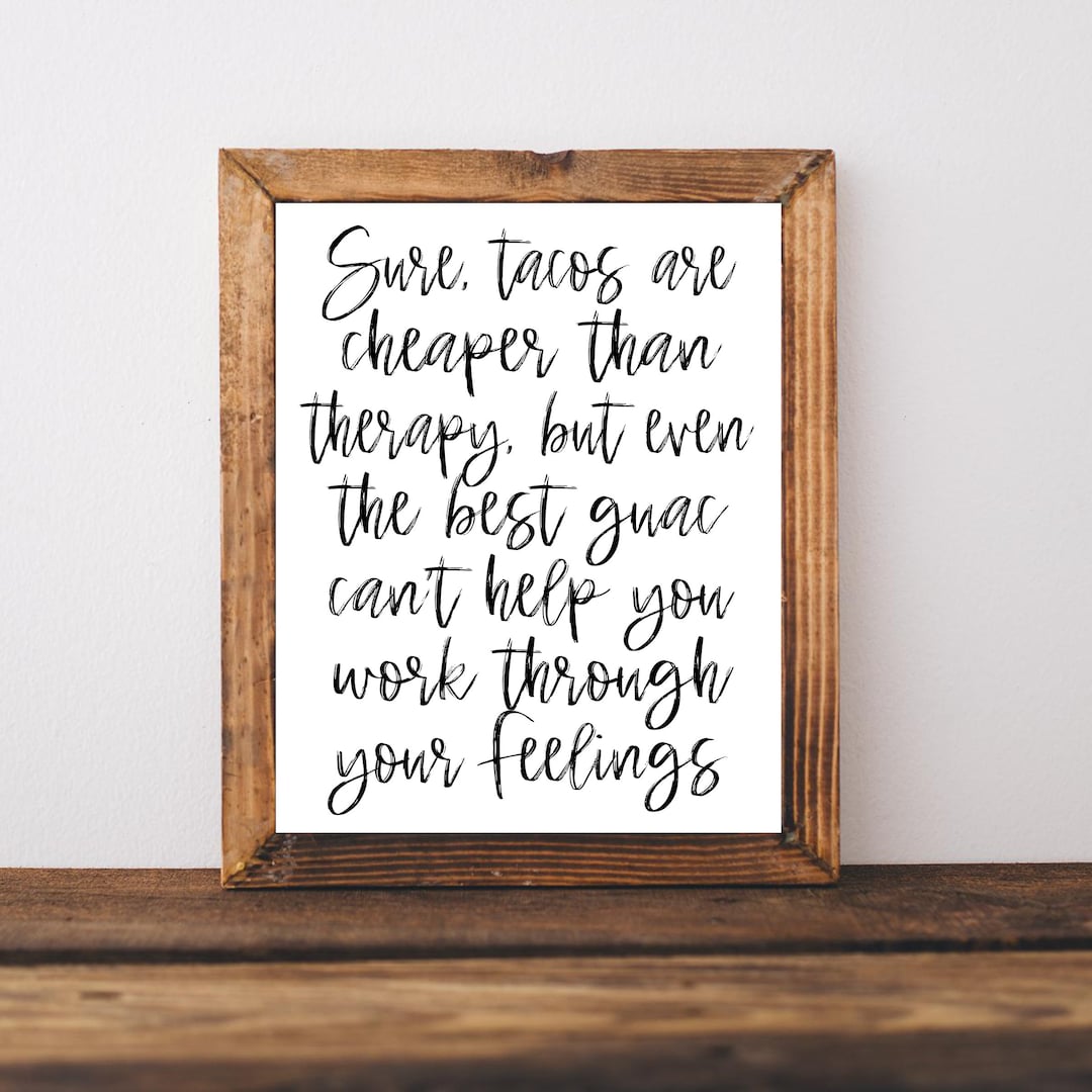 Therapist Office Decor, Therapist Wall Decor, Funny Therapist Gifts