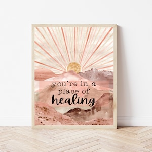 Therapist Office Decor, Counseling Wall Art, Therapy Prints, Social Worker Poster, Healing Wall Art, Psychologist Decor, Therapist Gift