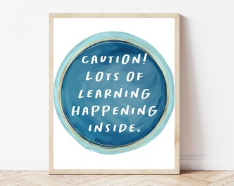 Funny Classroom Sign, Middle School Classroom Decor, Funny Classroom Poster, Classroom Wall Art, High School Math English Classroom Prints