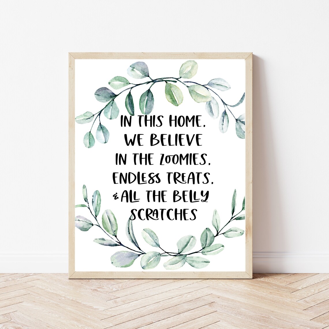 Puppy Wall Art Zoomies Sign Dog Printable Dog Home Decor Etsy