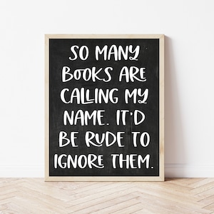 Library Wall Art, Book Lover Gifts, English Teacher Posters, School Library Decor, Literary Print, Library Sign Printable, Literature Poster