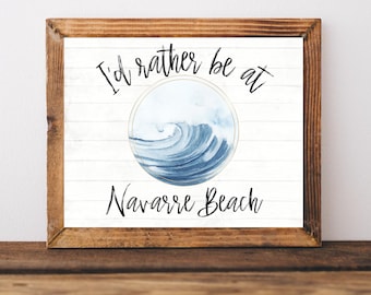 Navarre Beach Florida, Pensacola Beach, Navarre Beach Art, Navarre Beach fl, Pensacola Beach Sign, Pensacola Gifts, Pensacola Florida Art