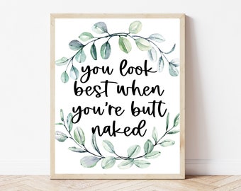 Master Slaapkamer Kunst aan de muur, Over het bed Muur Decor Grappig, Master Slaapkamer Prints, Zwart Wit Kunst Afdrukbaar, Grappige Koppels Cadeau, Slaapkamer Teken