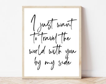 Travel Print, Wanderlust Print, World Traveler Decor, Travel Poster, Printable Wall Art, Explore Wall Art, Travel Often Sign, Explore Sign