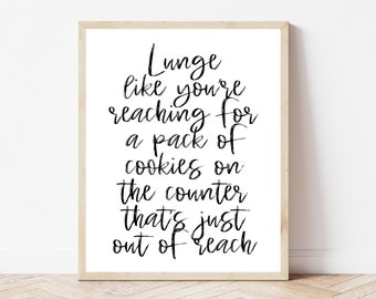 Funny Fitness Poster, Home Gym Wall Art, Workout Wall Decor, Gym Sign Print, Fentes, Funny Gym Gifts, Exercise Wall Art, Workout Printables