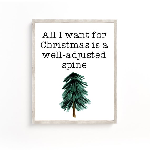 Chiropractic Office Sign, Christmas Office Decor,Chiropractor Gifts, Chiropractic Wall Decor, Chiropractor Signs, Chiropractic Wall Art