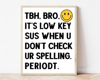 English Teacher Decorations, Language Arts Wall Art, Retro Classroom Theme, Writing Poster, English Classroom Sign, Middle High School Decor