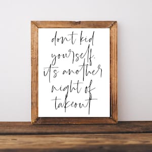 Keuken Kunst aan de Muur, Appartement Kunst aan de Muur, Grappige Keuken Teken, Afdrukbare Kunst aan de Muur, Keuken Borden, Keuken Muur Decor, Keuken Afdrukbaar afbeelding 1