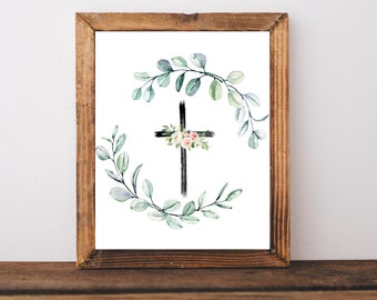 Easter Church Decor, Easter Wall Decor, Easter Church Banner, Easter Printable, Easter Church Sign, Easter Porch Sign, Easter Wall Art