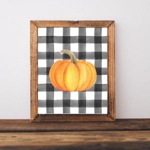 Thanksgiving Decor, Thanksgiving Sign, Thanksgiving Decorations, Buffalo Check Party Decor, Friendsgiving Signs, Friendsgiving Printable image 2