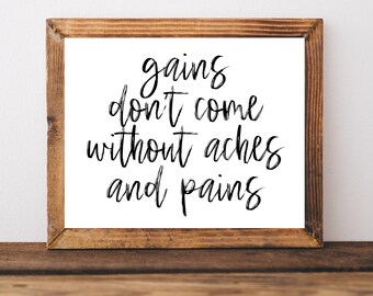 Fitness Wall Art, Fitness Wall Decor, Workout Prints, Gym Wall Decor, Fitness Gifts, Exercise Room Sign, Gym Wall Art, Gym Signs